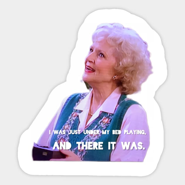 Rose Nylund Sticker by Does the word ‘Duh’ mean anything to you?